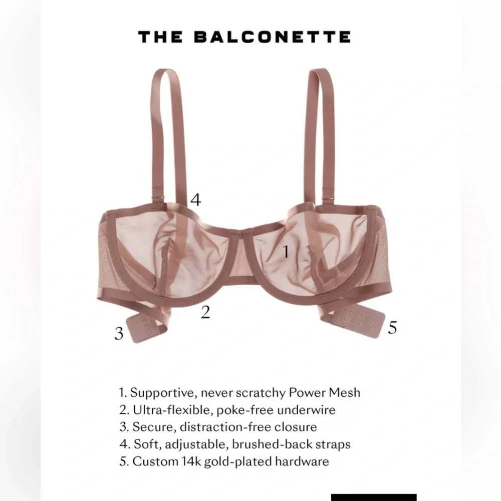 CUUP The Balconette Bra Mesh